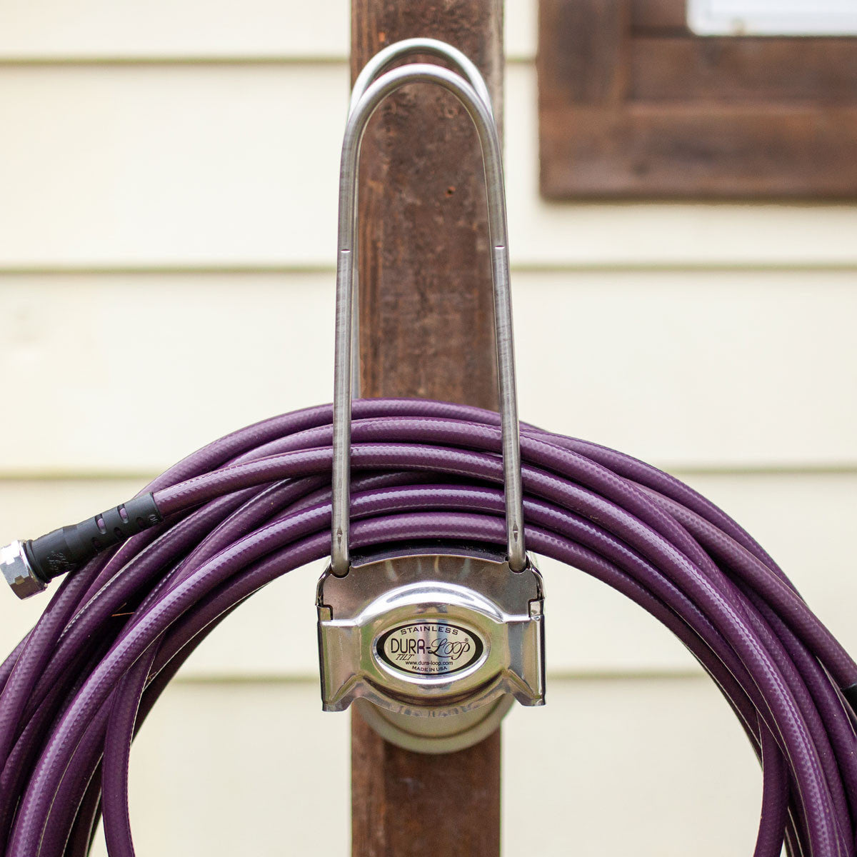 Pictured with 100' of slim, 7/16" hose