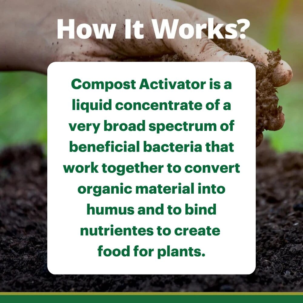 Microbial Compost Activator - Liquid Concentrate 32oz