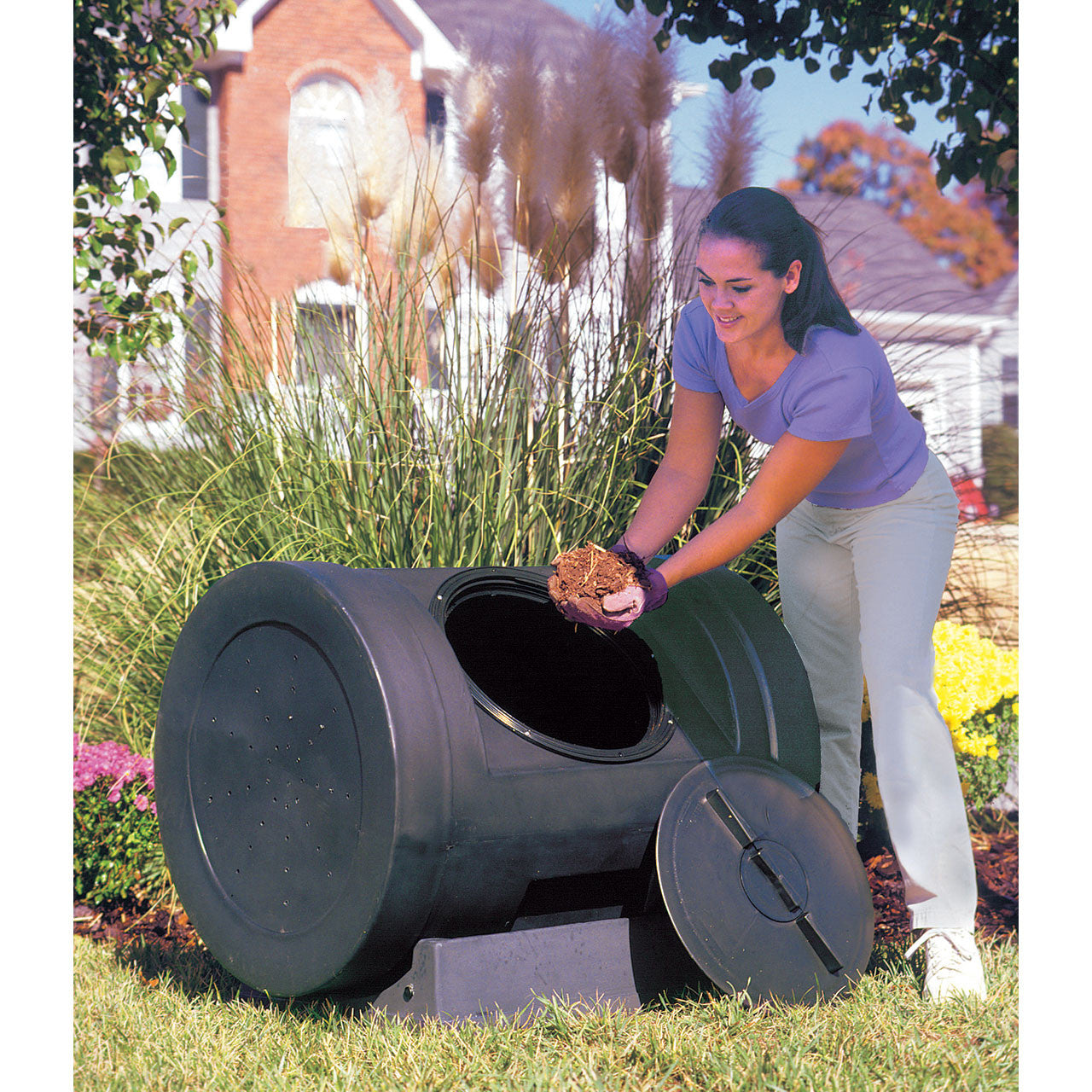 EZ Compost Wizard 12 Cubic Foot Compost Tumbler
