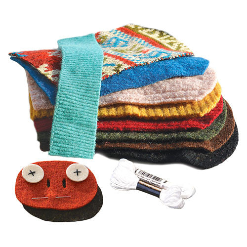 Recycled Wool Puppet Kit