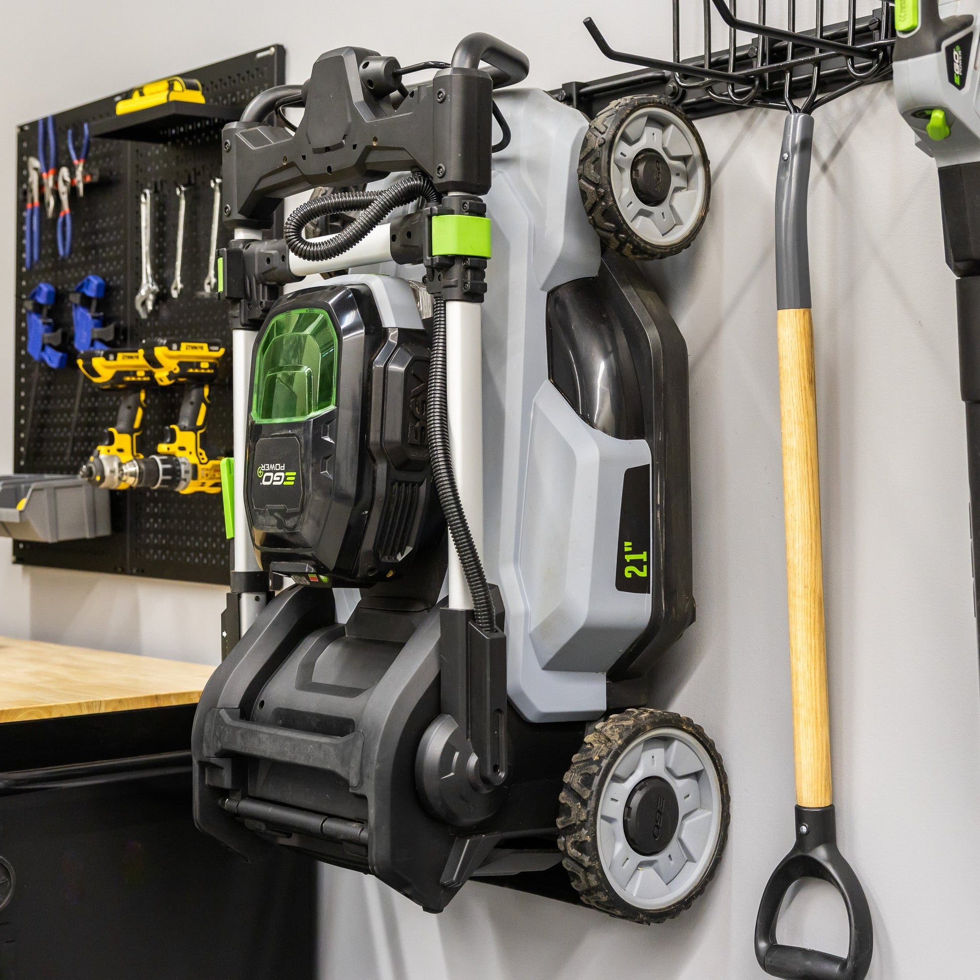 Multi-Use Adjustable Wall Track - 32" Long Tool Organizer