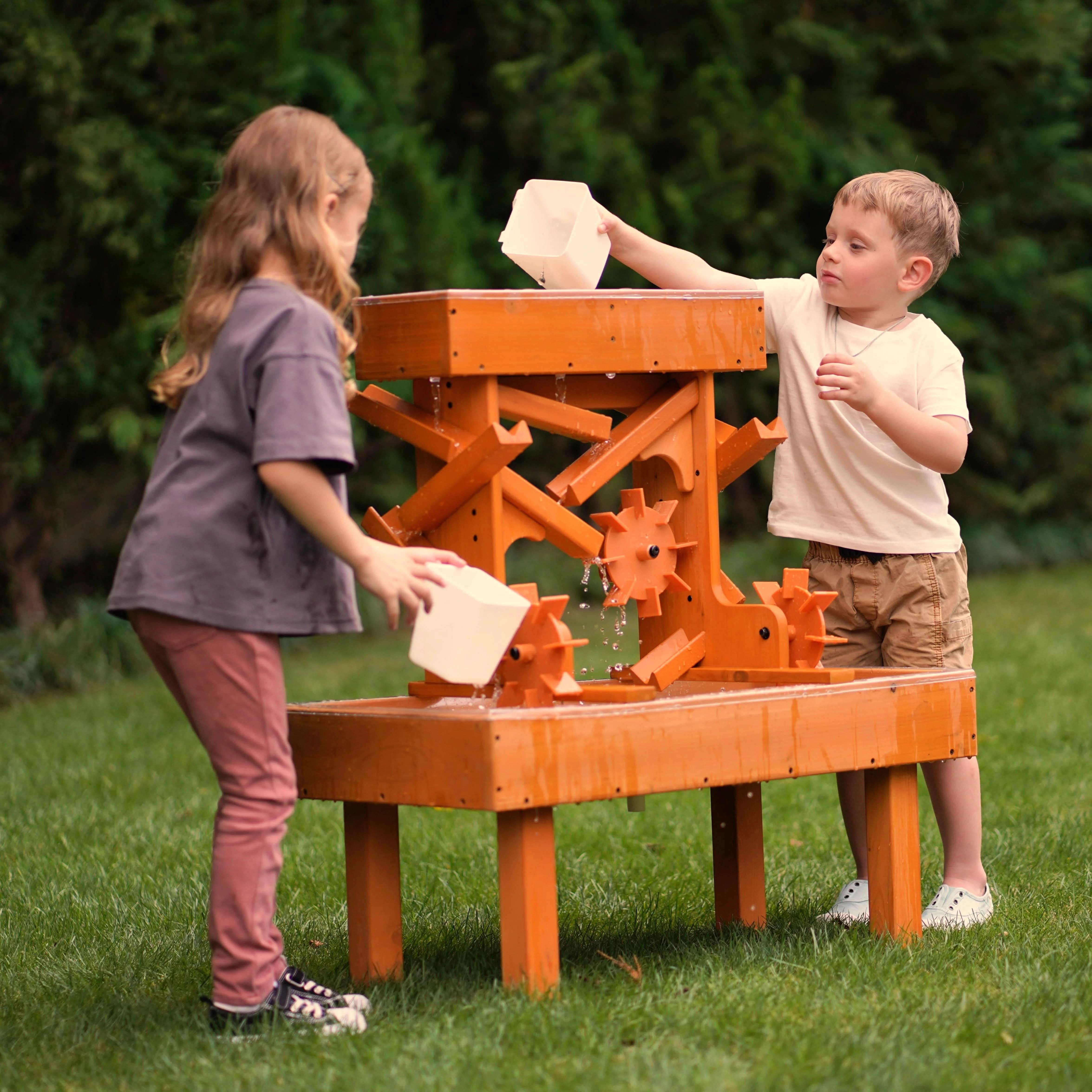 Interactive Wooden Water Table - Sensory Play Station