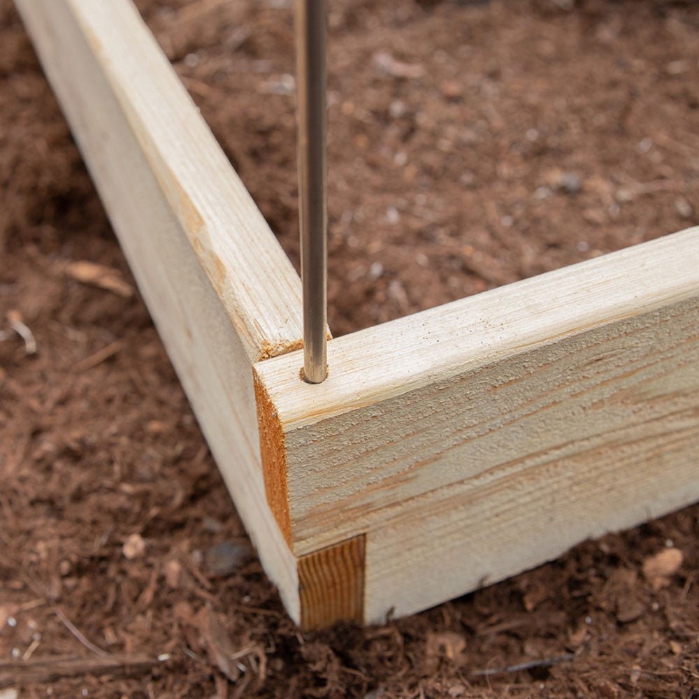 Natural Cedar L-Shaped Raised Garden Beds 2' 4' option3