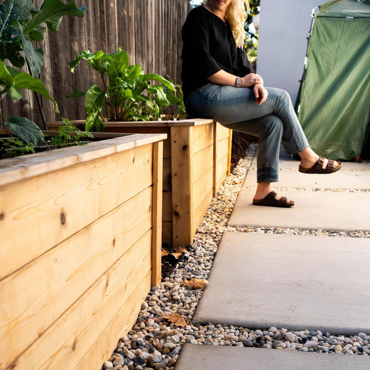 Natural Cedar Raised Garden Beds 2' 2' option3