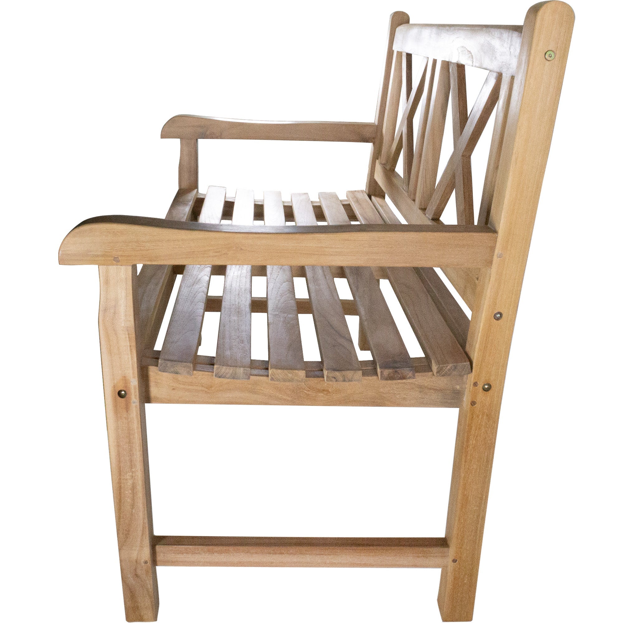 Natural Teak Åre 2 Person Garden Bench - 4' Wide