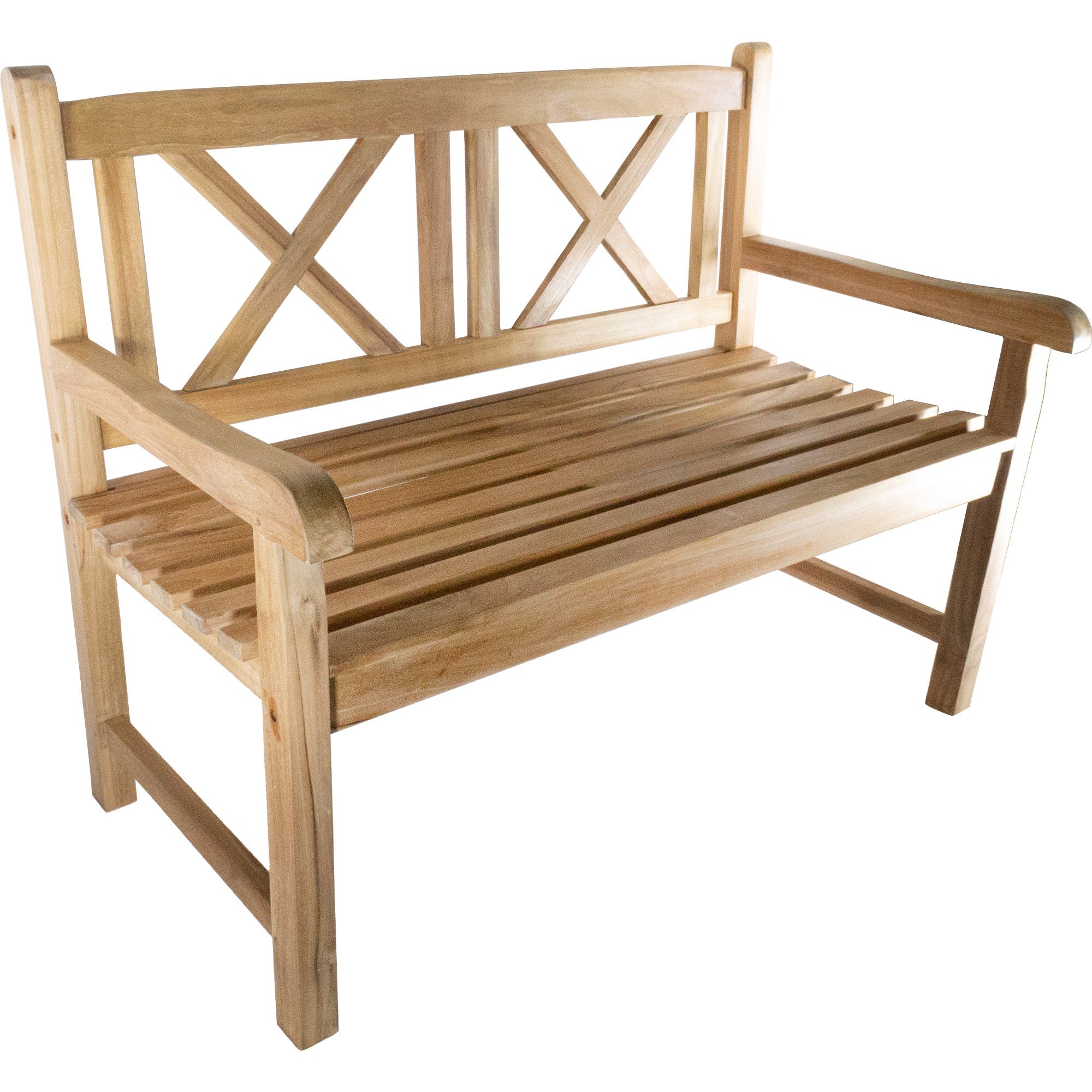 Natural Teak Åre 2 Person Garden Bench - 4' Wide