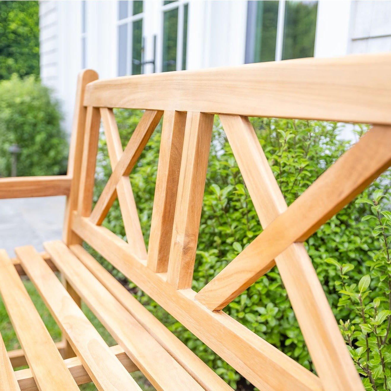 Natural Teak Åre 2 Person Garden Bench - 4' Wide