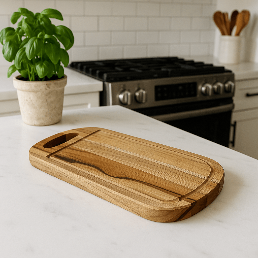 Natural Teak Cutting & Serving Board