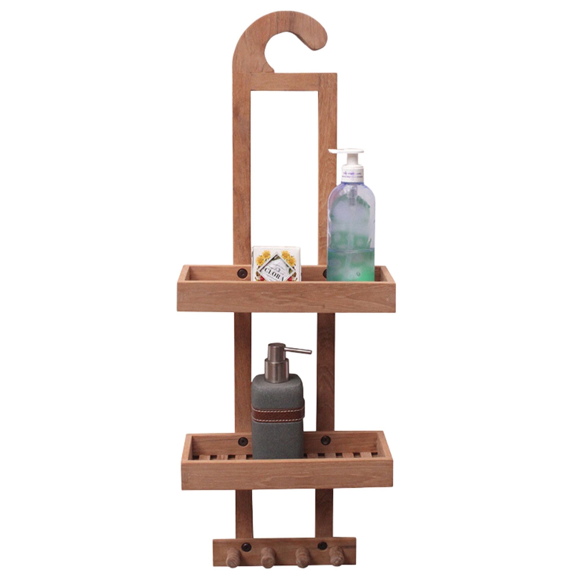 Natural Teak Newport Shower Caddy