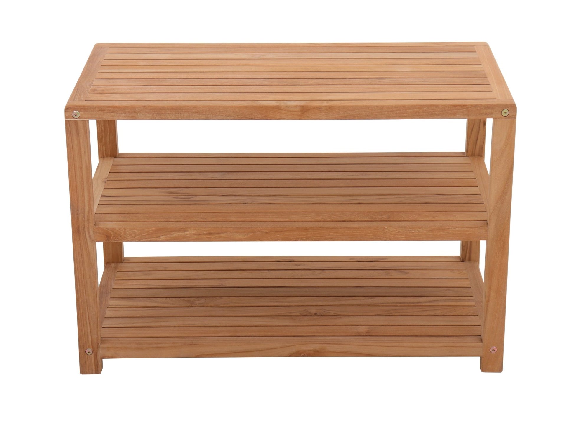 Natural Teak Savannah Sauna Bench With Storage 40"