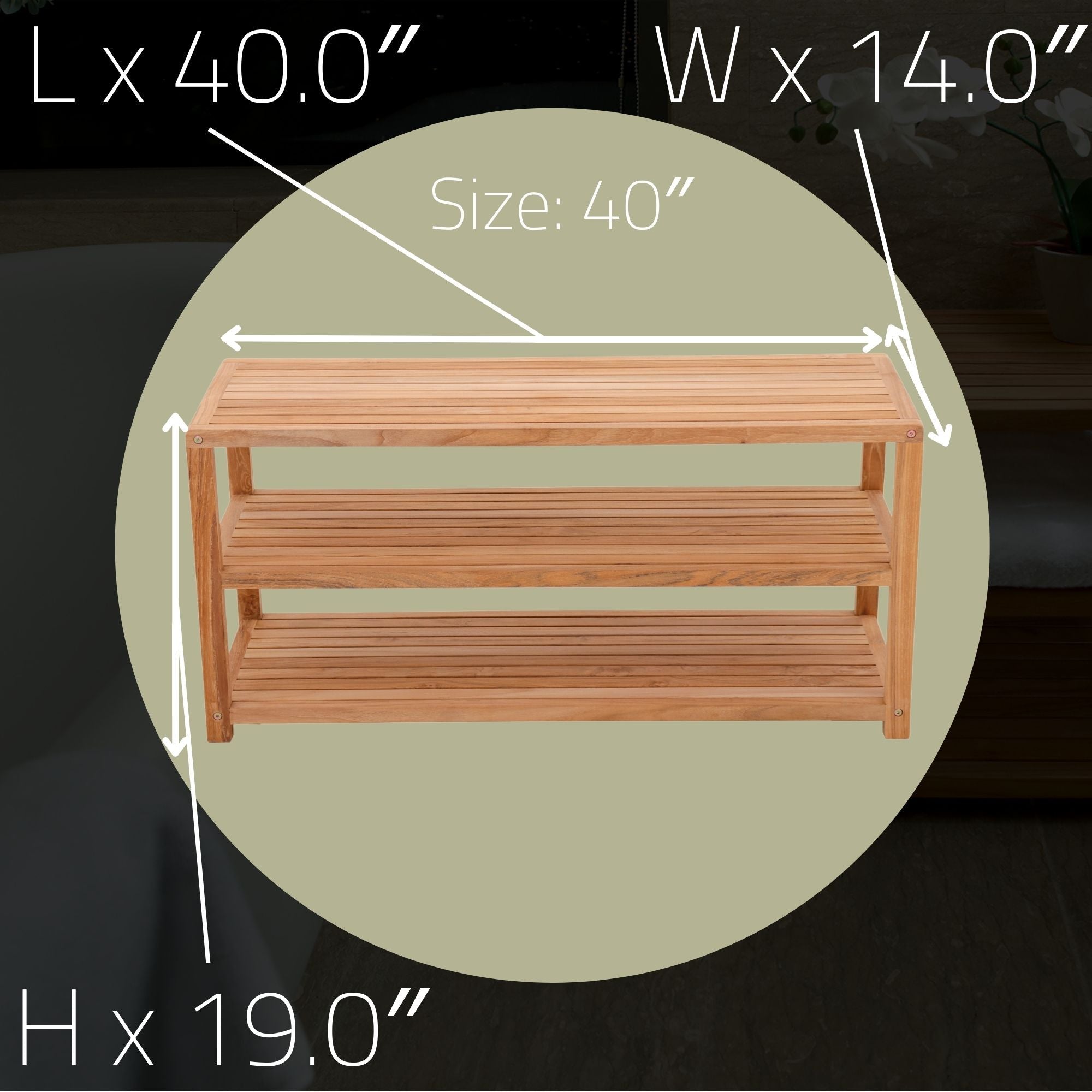 Natural Teak Savannah Sauna Bench With Storage – Eartheasy