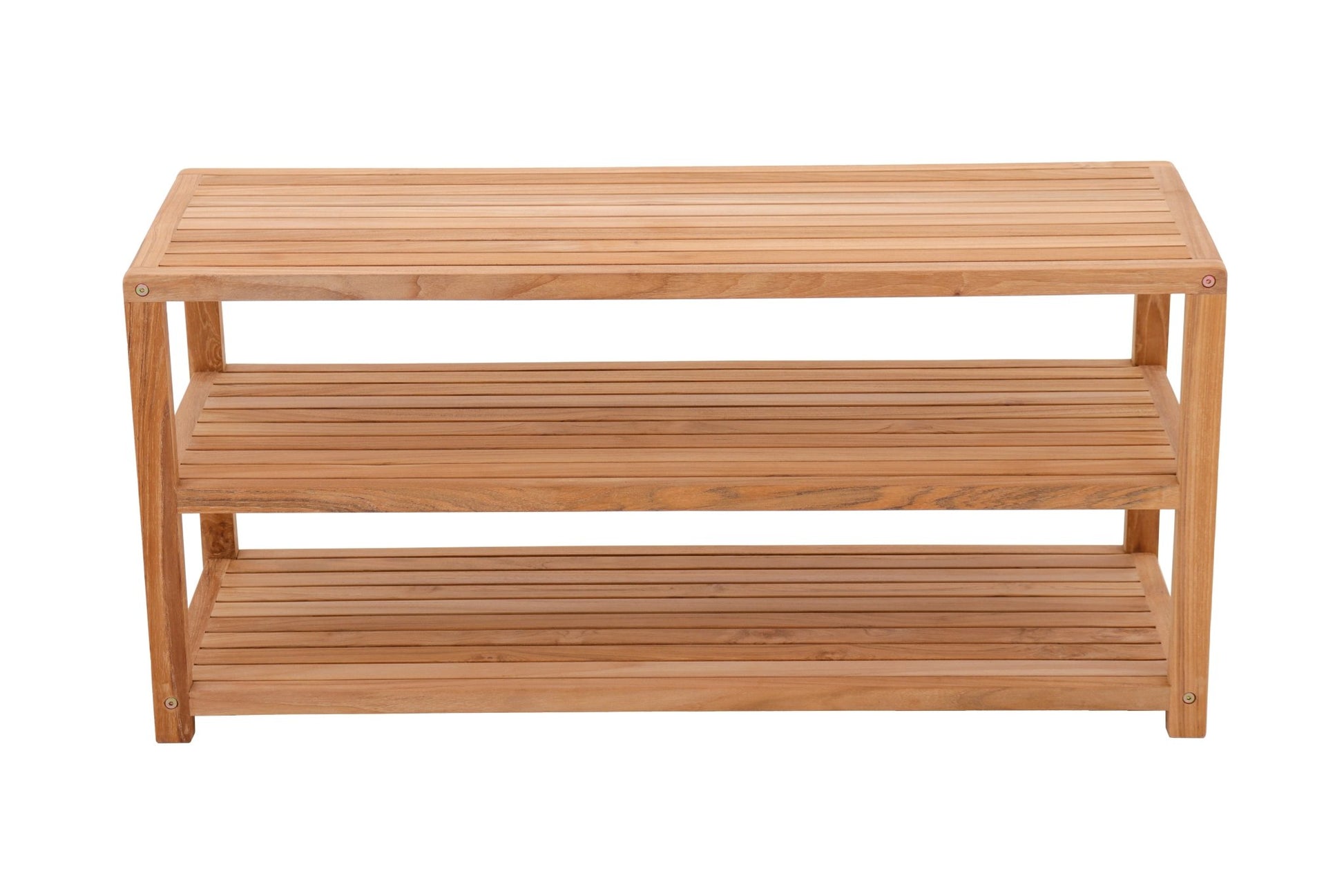 Natural Teak Savannah Sauna Bench With Storage 40"