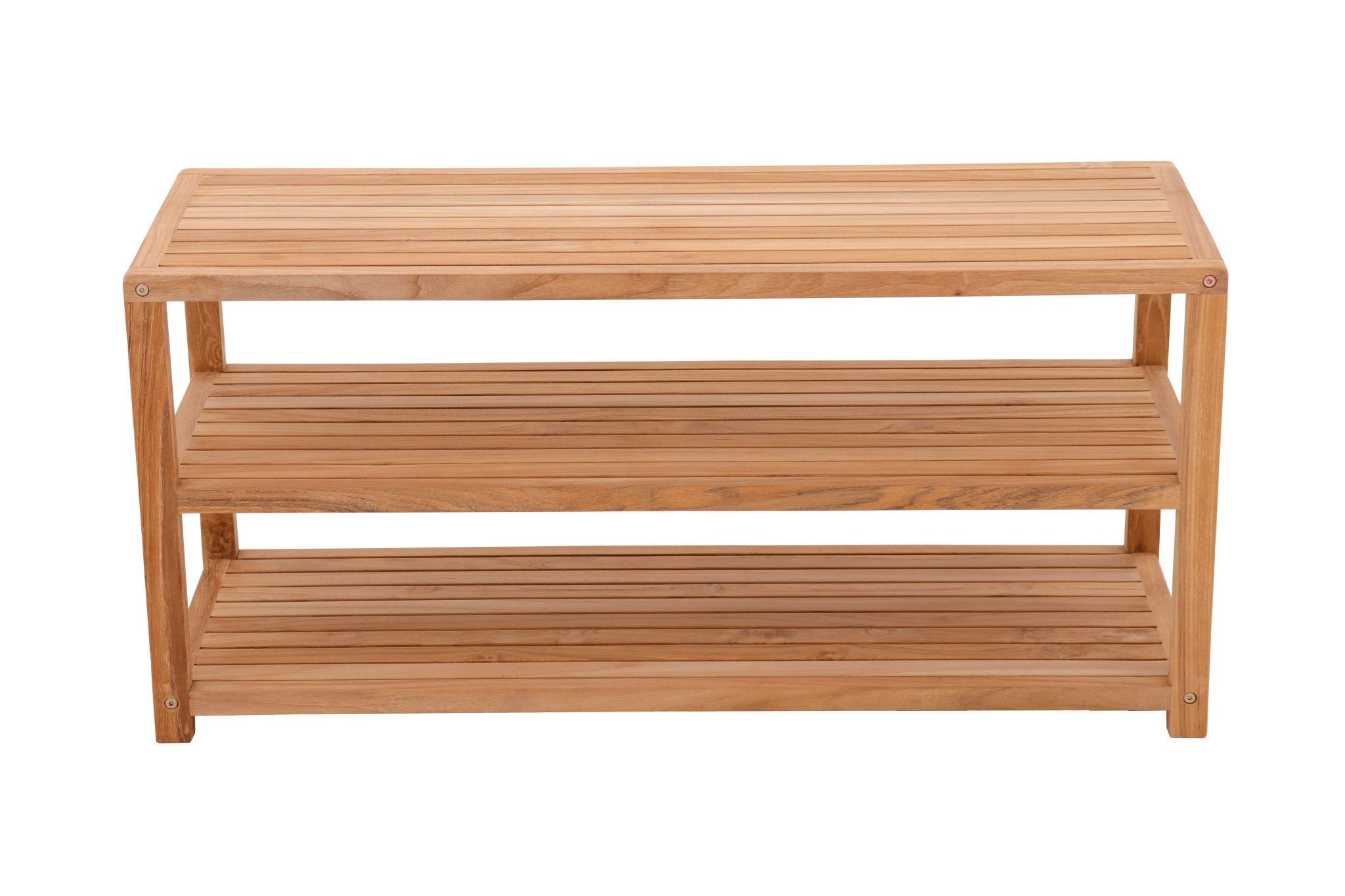 Natural Teak Savannah Sauna Bench With Storage 40"