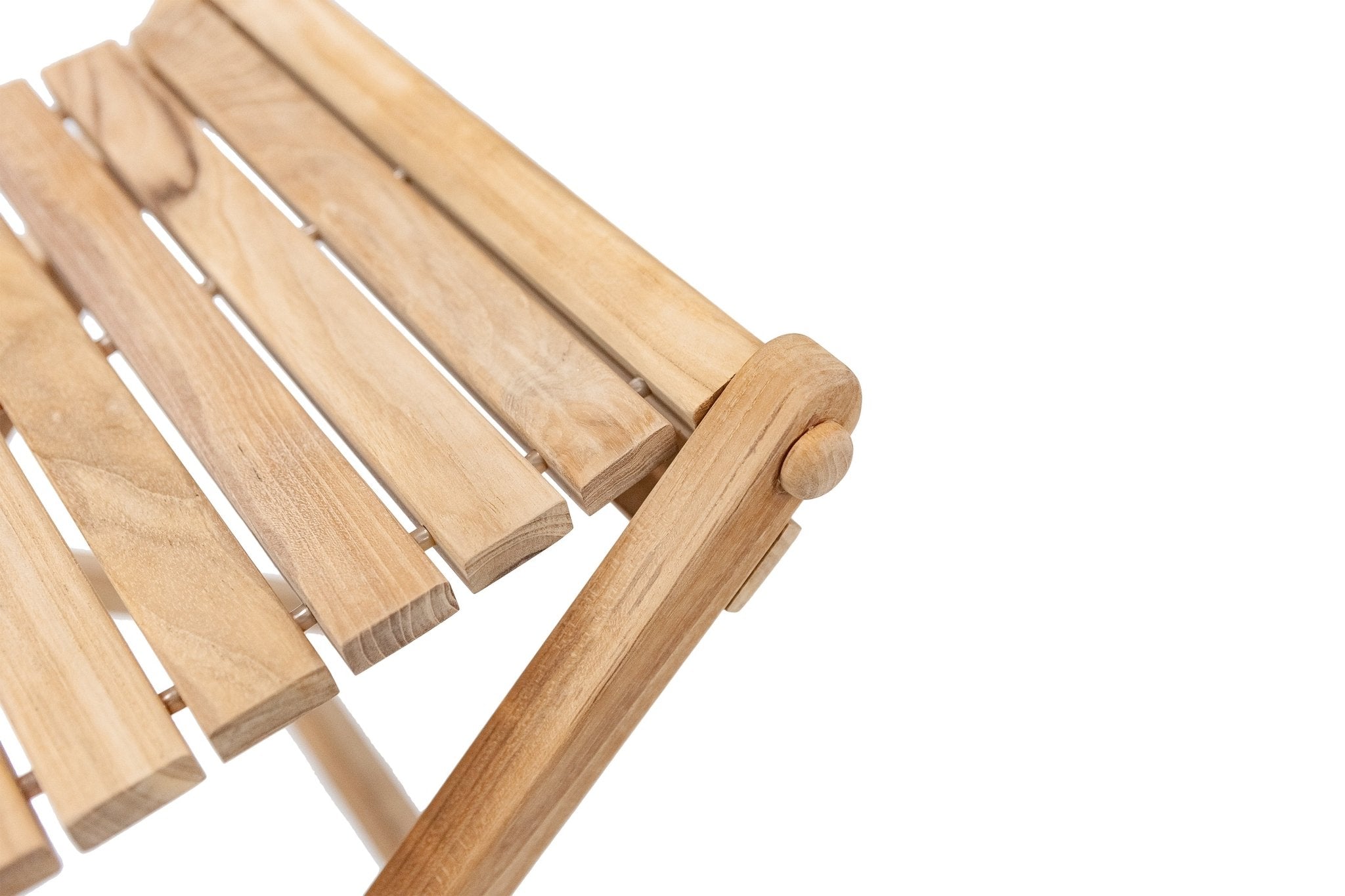 Natural Teak Sierra Outdoor Folding String Seat