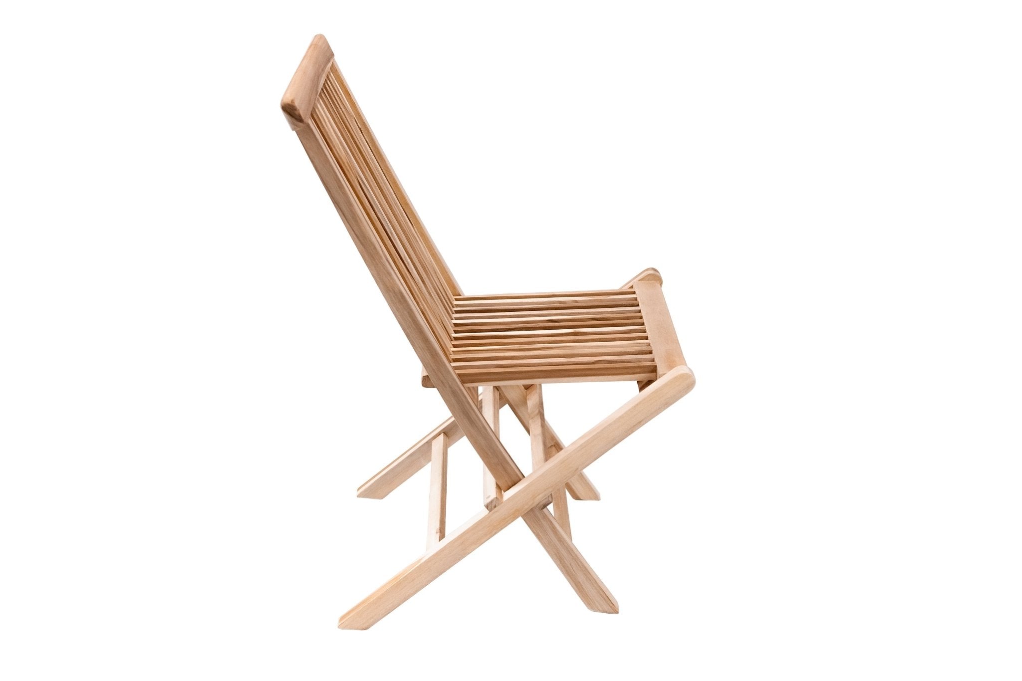 Natural Teak Telluride Outdoor Folding Patio Chair Natural