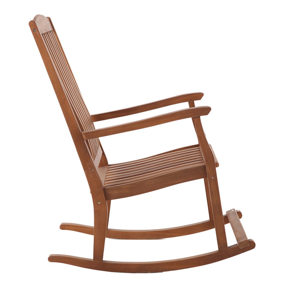 Natural Teak Telluride Outdoor Rocking Chair Oiled