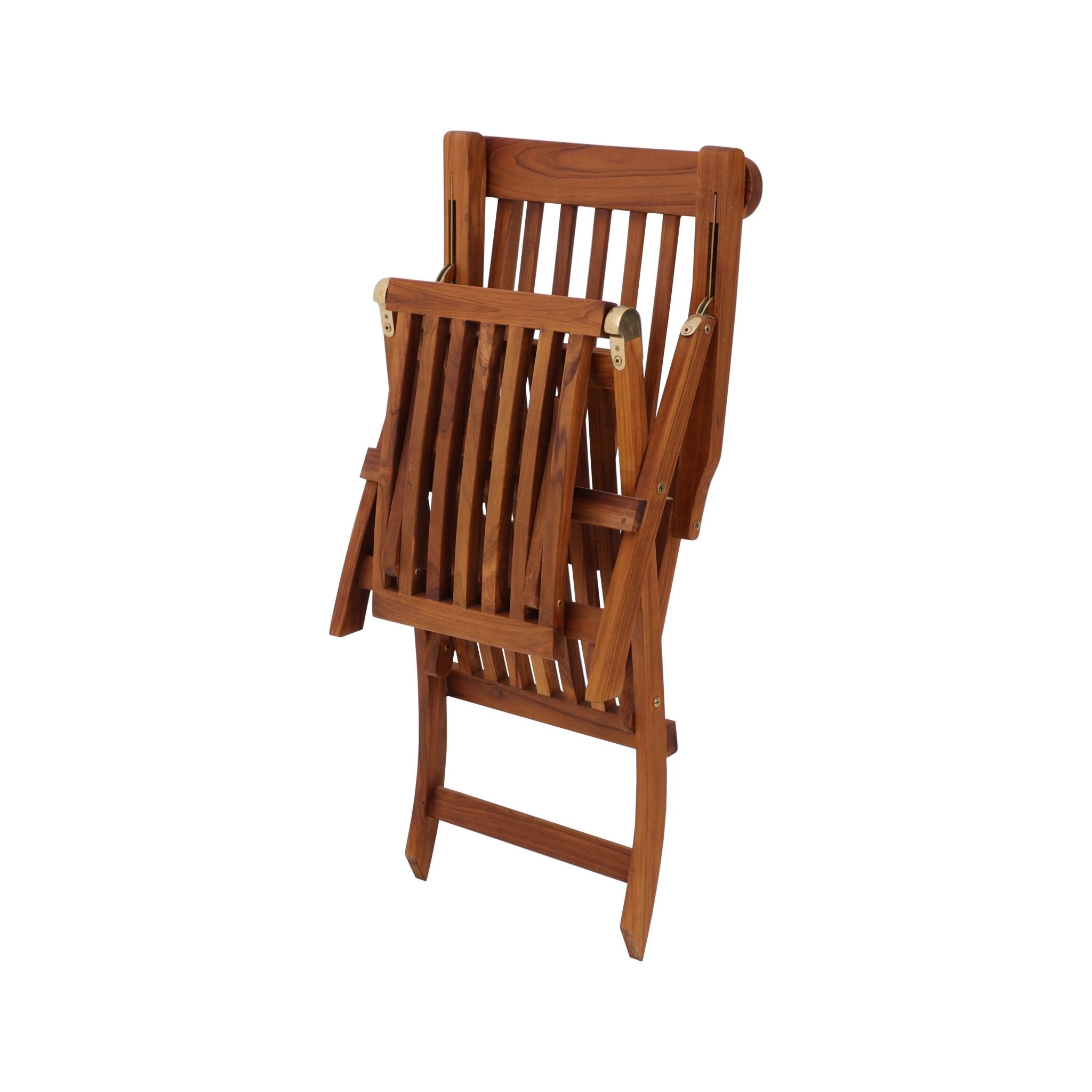 Natural Teak Telluride Patio Chaise Lounger Natural Finish