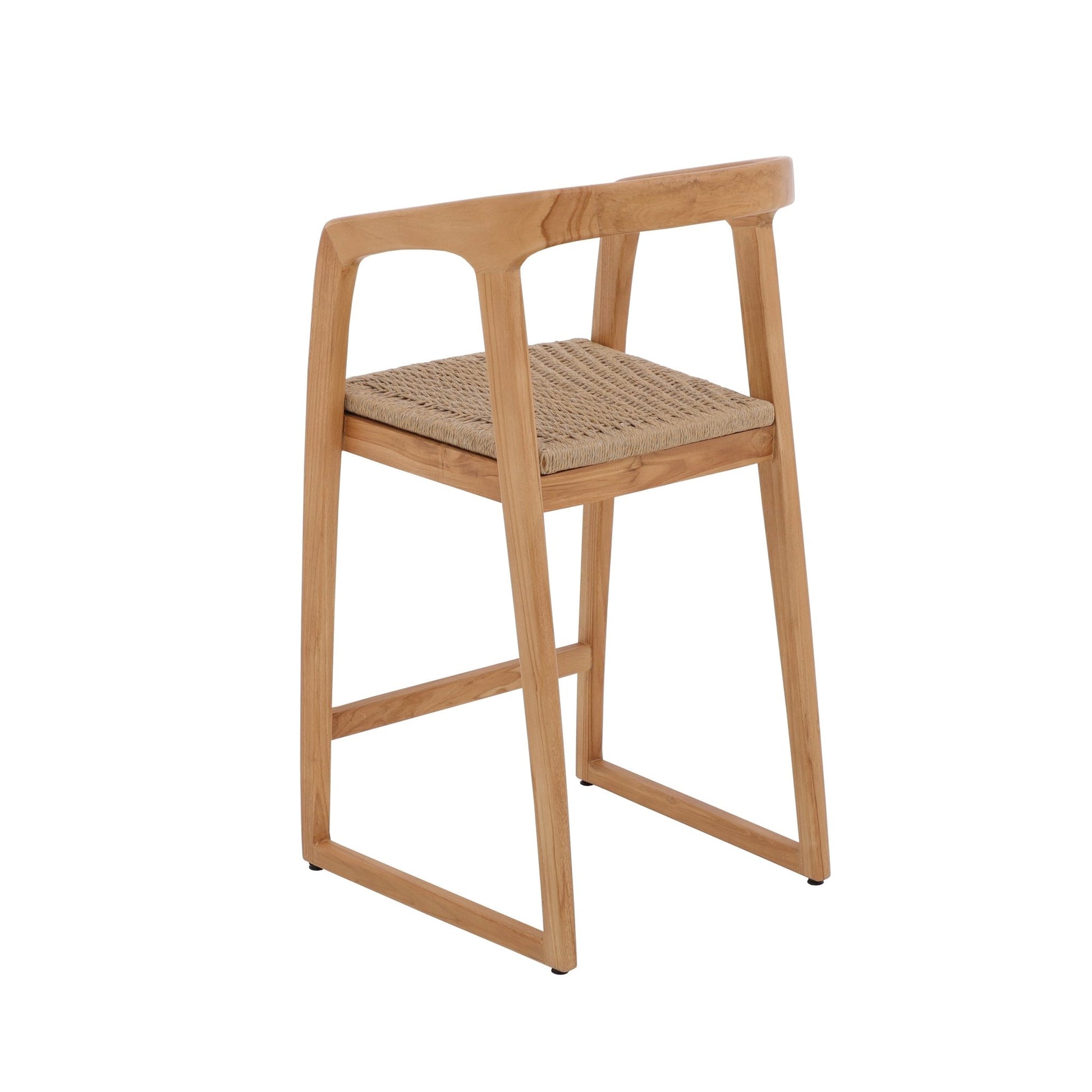 Natural Teak Ubud Outdoor Bar Stool