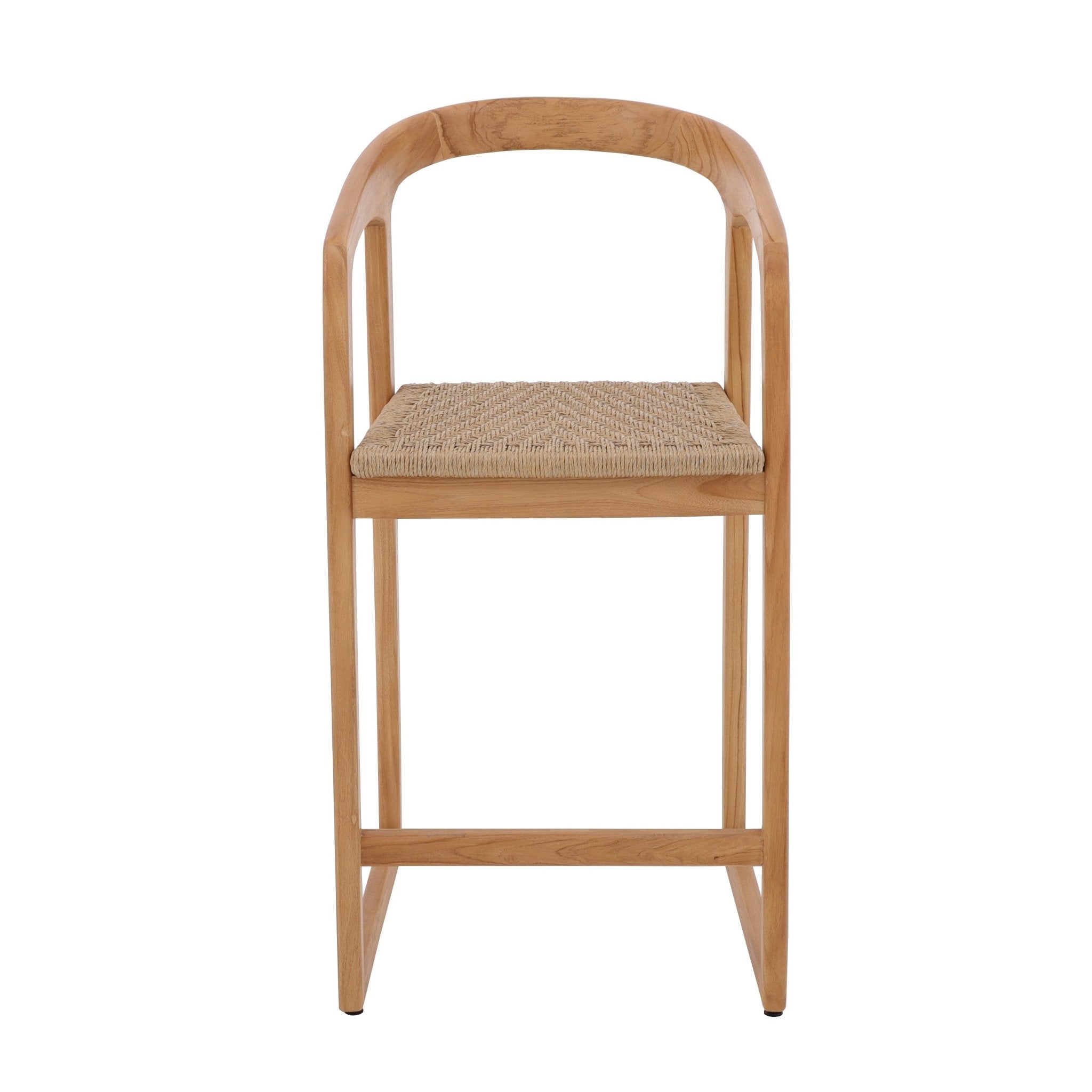 Natural Teak Ubud Outdoor Bar Stool