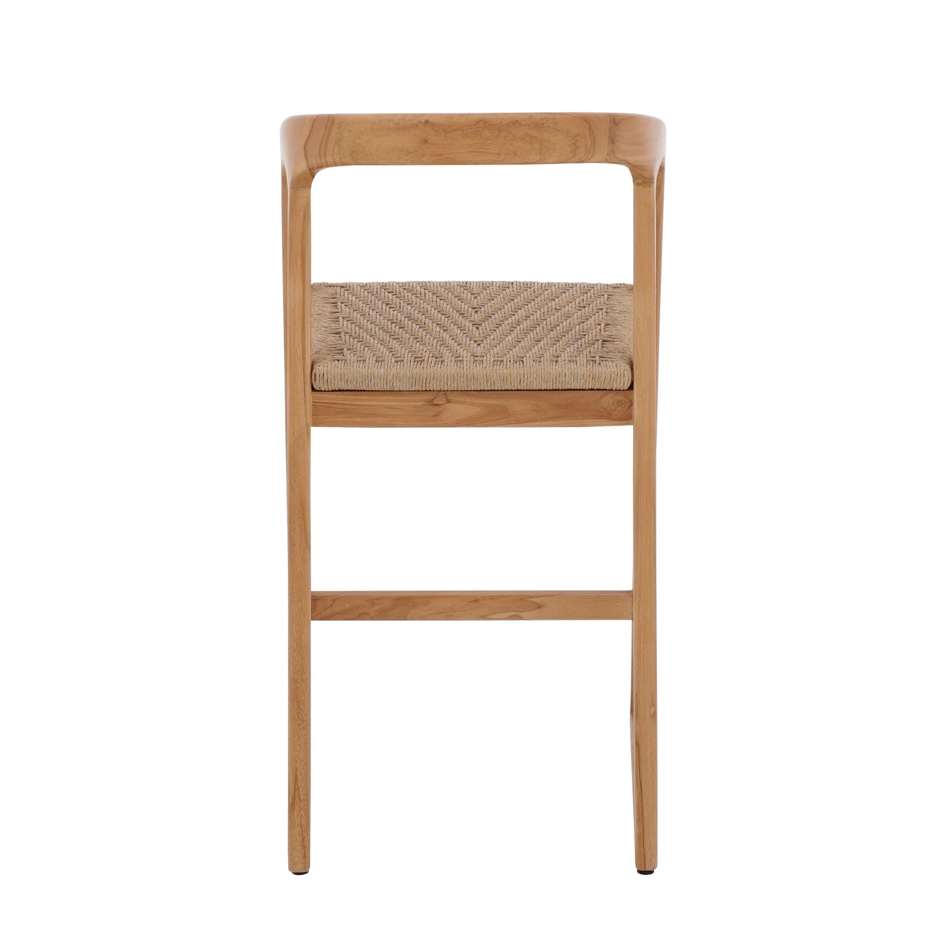 Natural Teak Ubud Outdoor Bar Stool