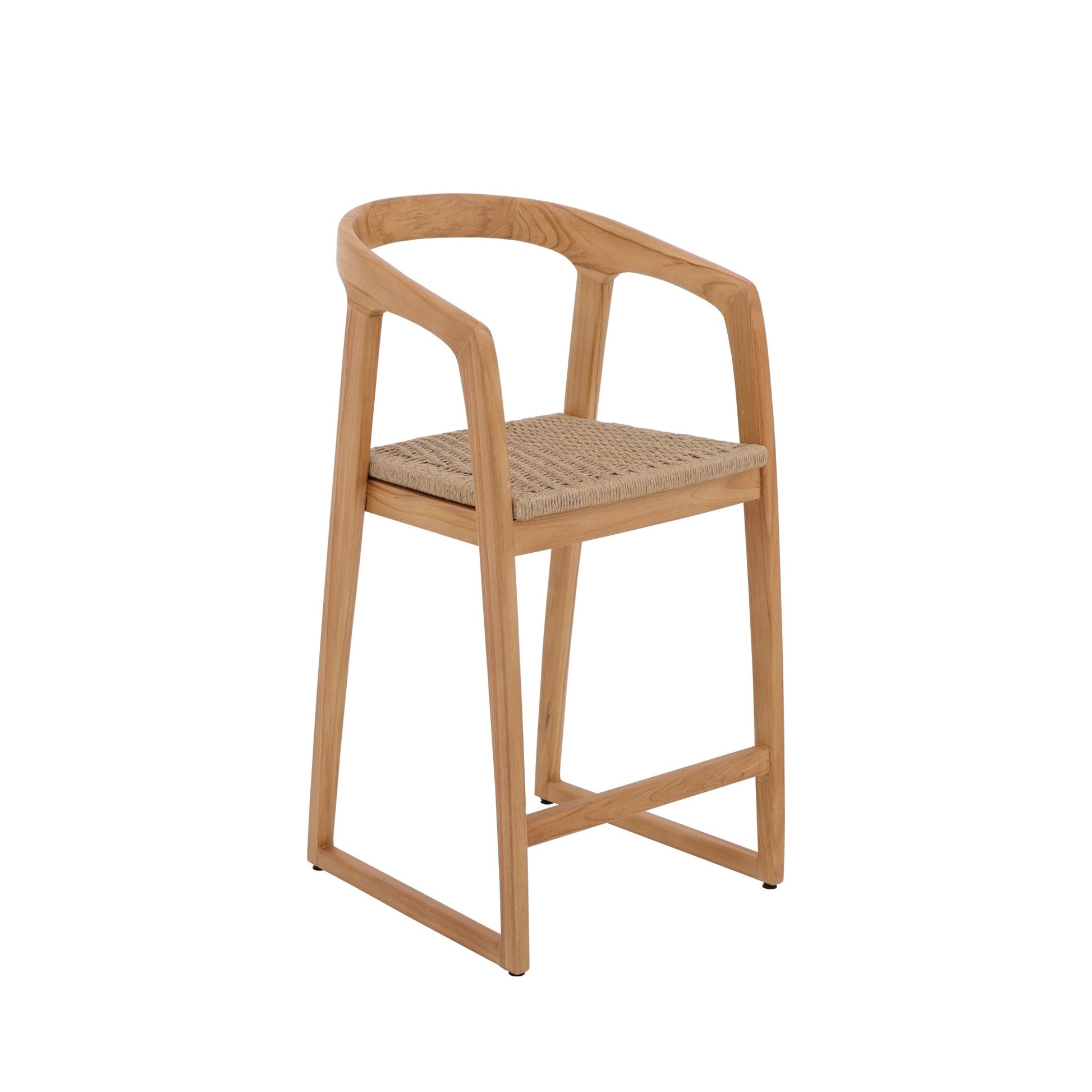 Natural Teak Ubud Outdoor Bar Stool
