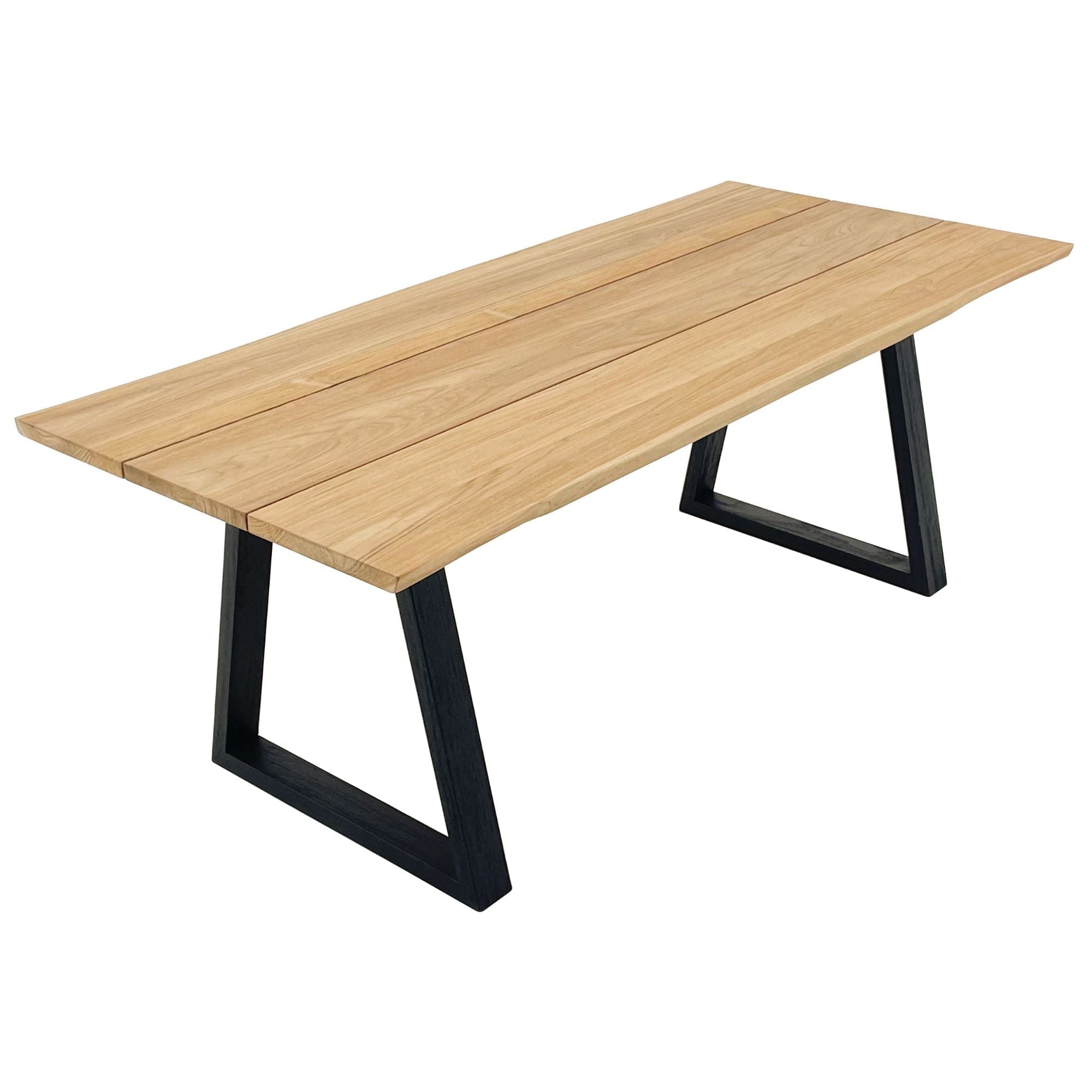 Natural Teak Ubud Outdoor Dining Table - 79" Long