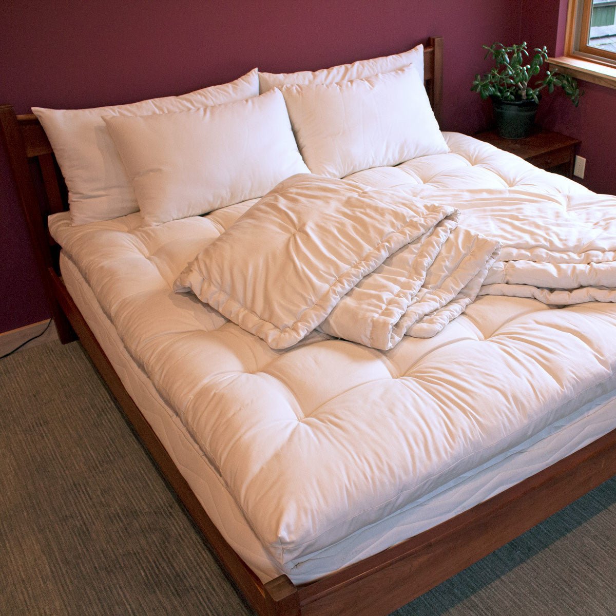 Natural Wool Pillows Standard Regular Fill