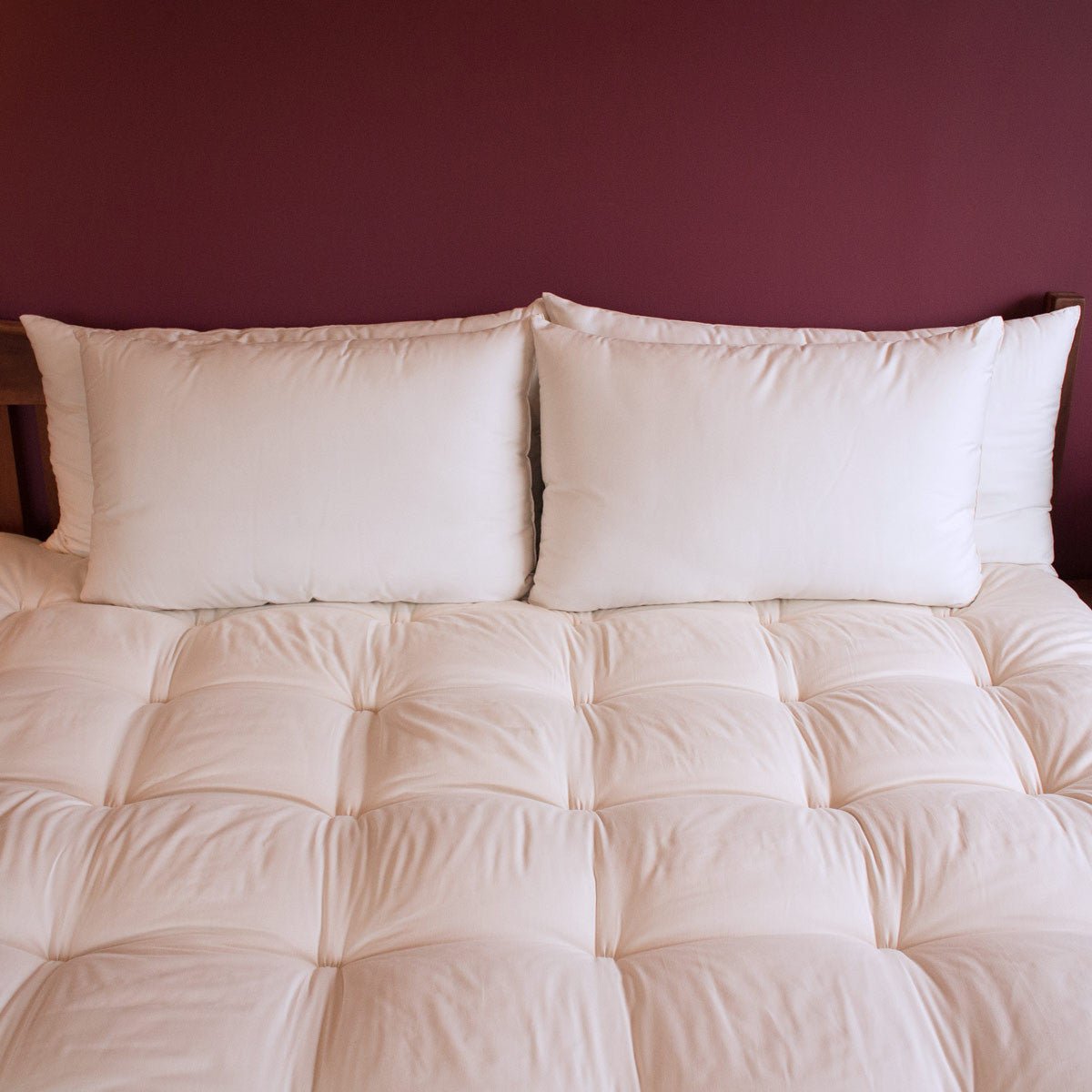 Natural Wool Pillows Standard Regular Fill