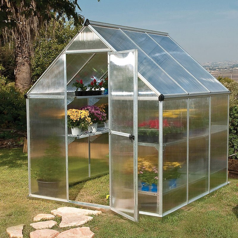 Nature Greenhouses - 6' Widths Green 6'x8'