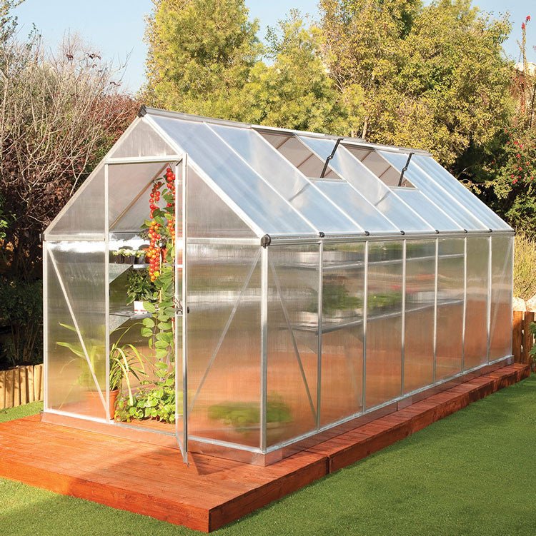 Nature Greenhouses - 6' Widths Green 6'x8'