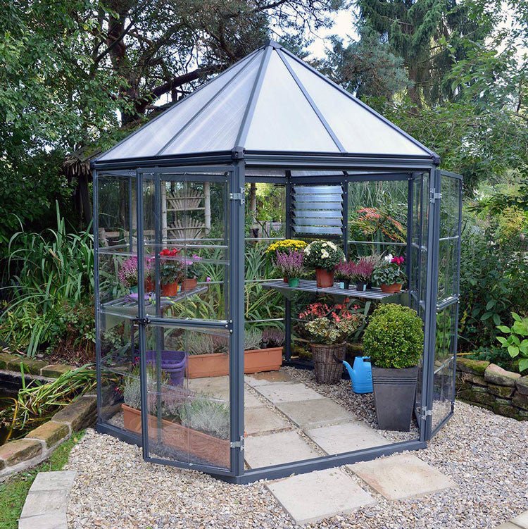 Oasis Hexagonal Greenhouse 8' Wide