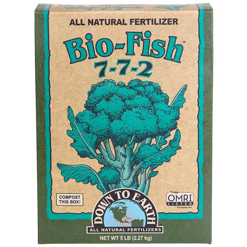 Organic Bio-Fish Granulated All Purpose Fertilizer 7-7-2 - 5 lbs