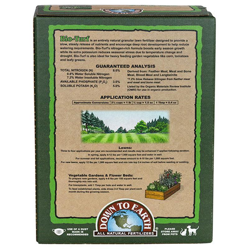 Organic Bio-Turf Granulated Fertilizer 8-3-5 - 4 lbs