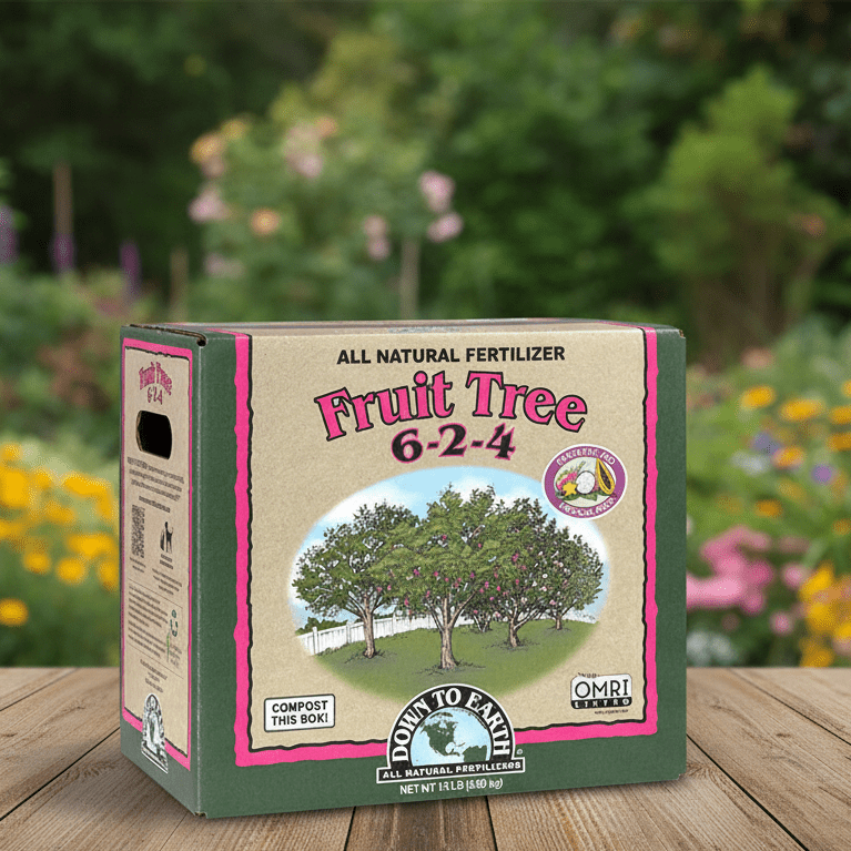 Organic Fruit Tree Fertilizer 6-2-4 - 15 lbs