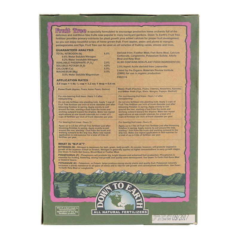Organic Fruit Tree Fertilizer 6-2-4 - 5 lbs