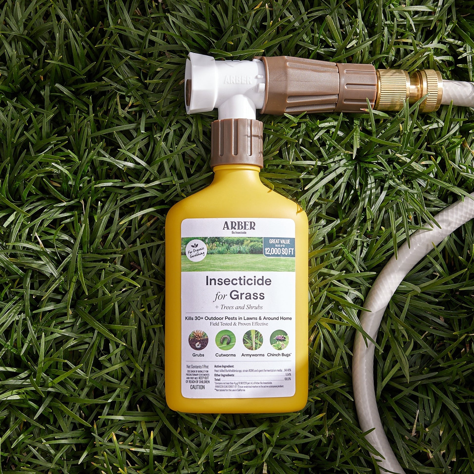 organic bug spray for herb garden Organic Insecticide for Grass, Trees & Shrubs – 16 oz Concentrate