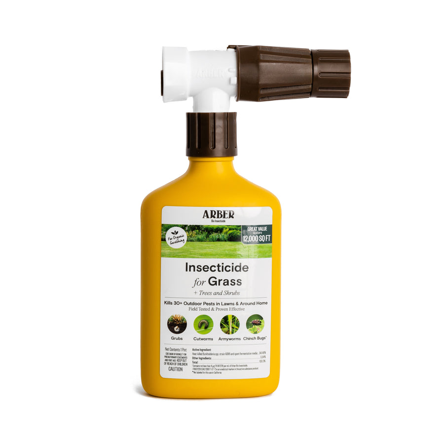 Organic Insecticide for Grass, Trees & Shrubs – 16 oz Concentrate