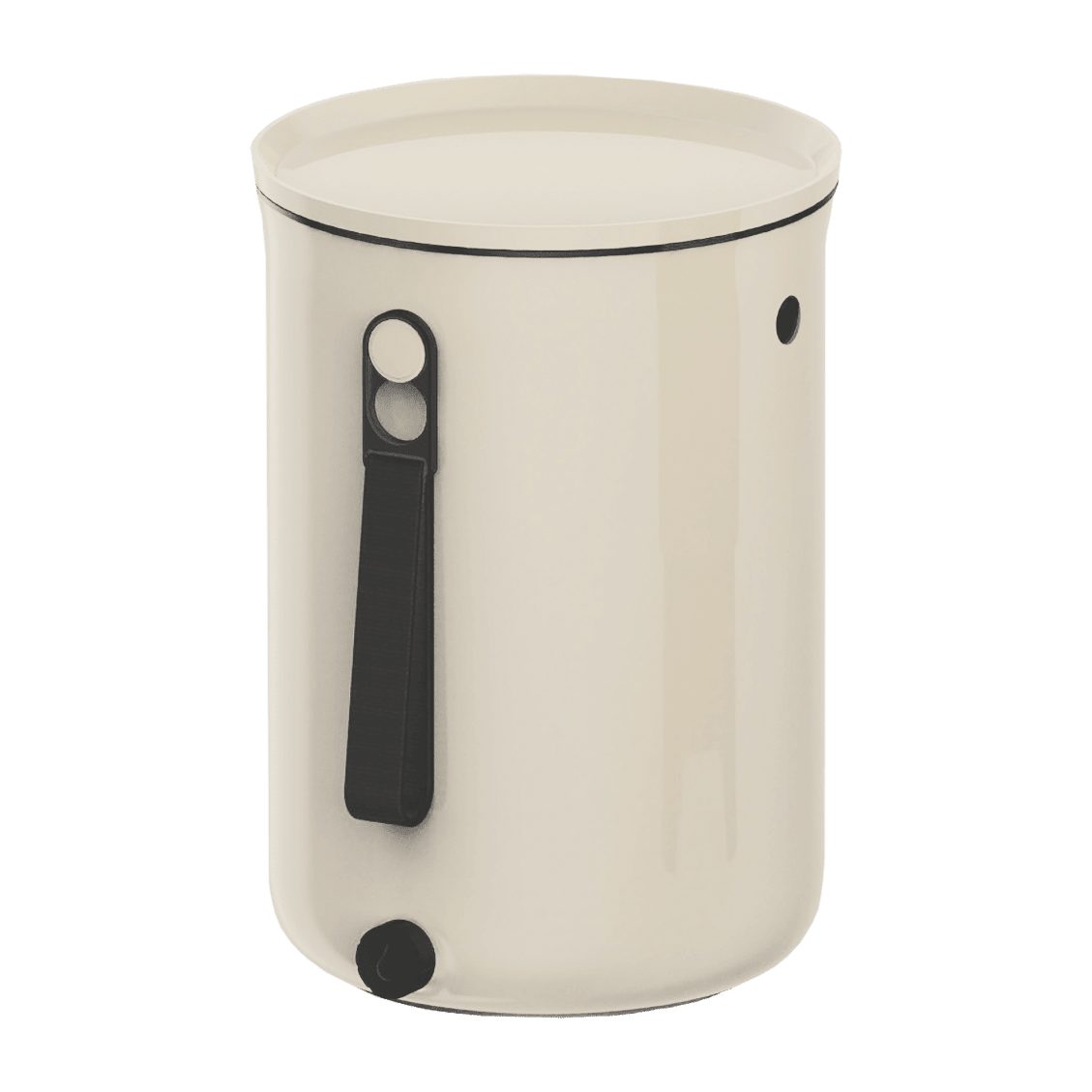 Organko Kitchen Bokashi Compost Bin - 2.5 Gallon Food Waste Recycler Single Bucket + 1 lb bag of Bokashi Olive