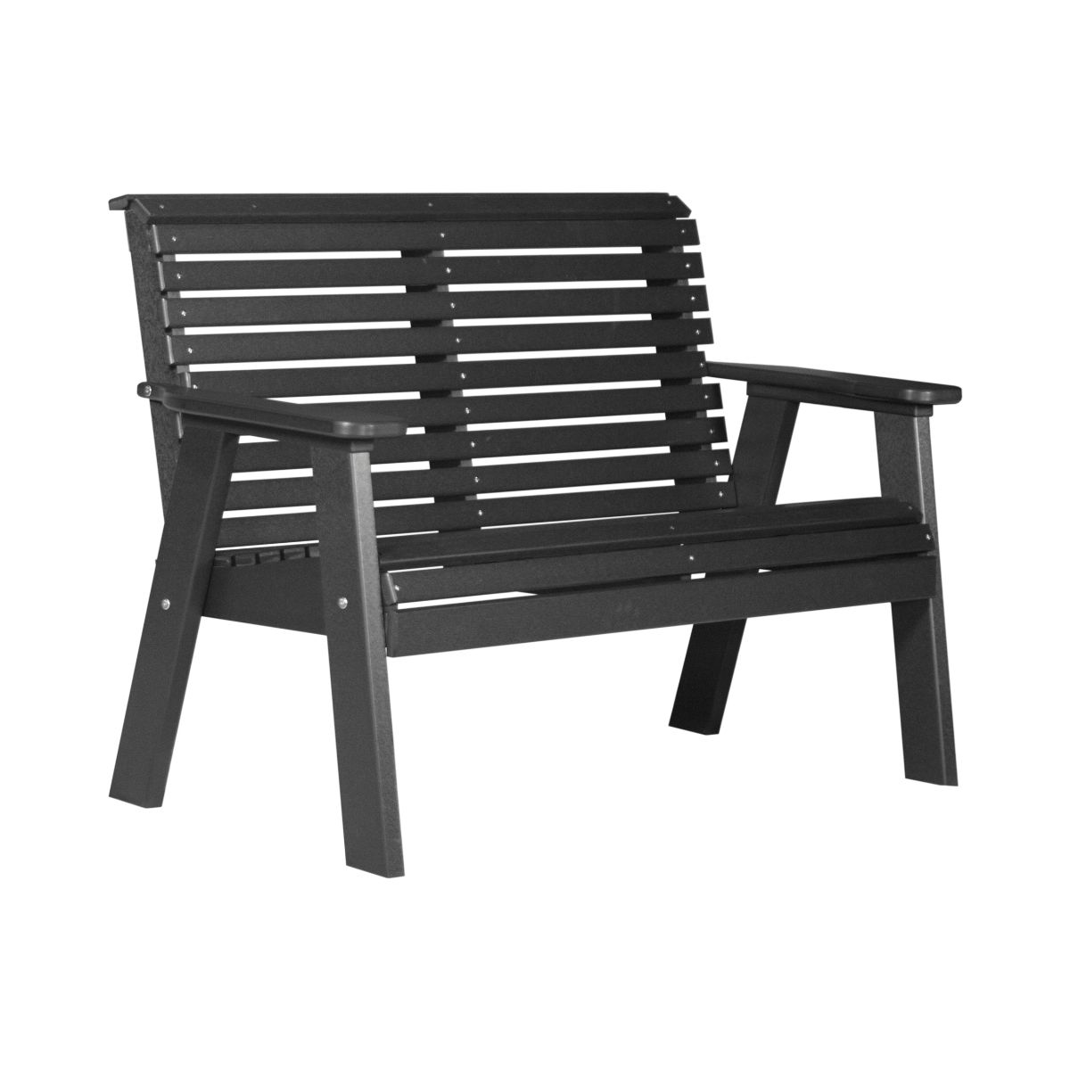 Original Patio & Garden Bench - 4' Wide black