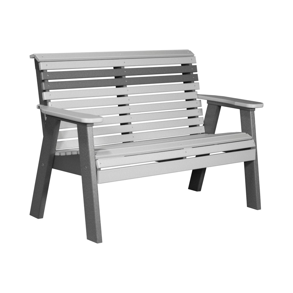 Original Patio & Garden Bench - 4' Wide dove-gray-slate