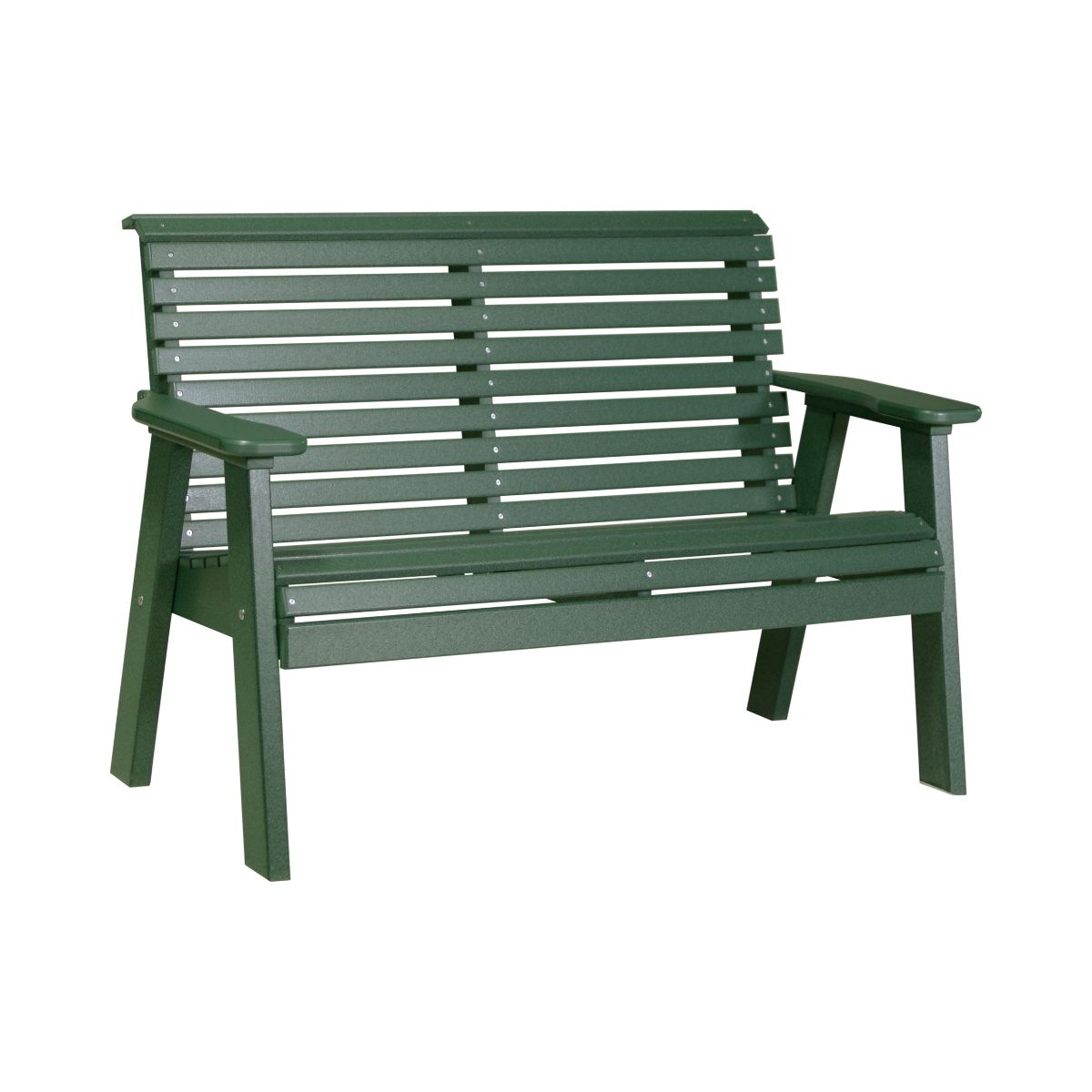 Original Patio & Garden Bench - 4' Wide forest-green