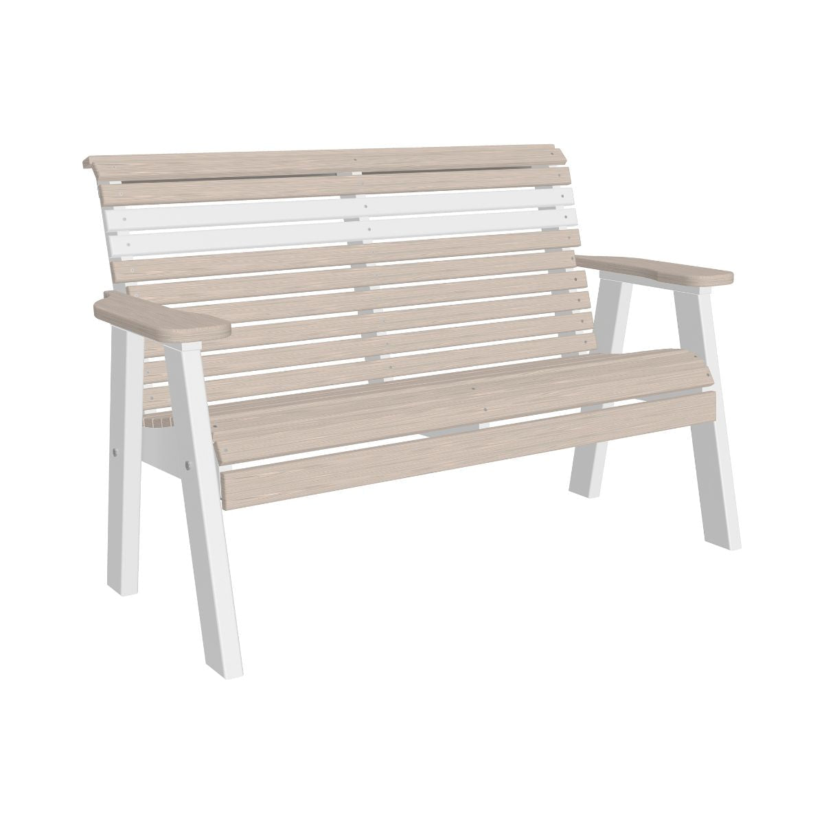 Original Patio & Garden Bench - 4' Wide birch-white