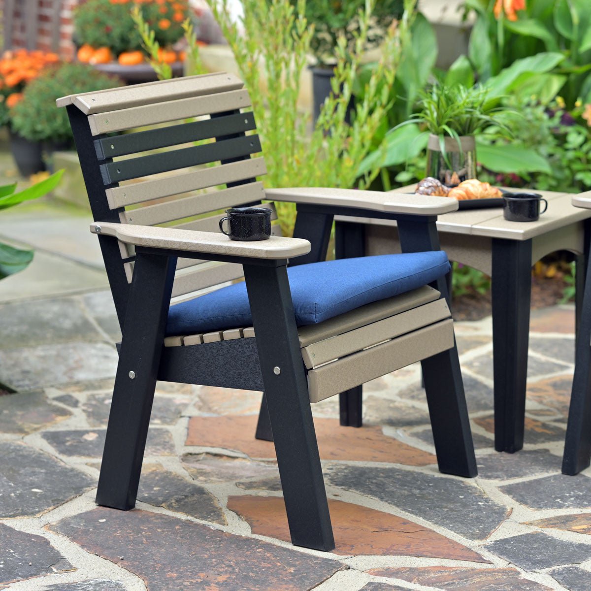 Original Patio & Garden Chair antique-mahogany