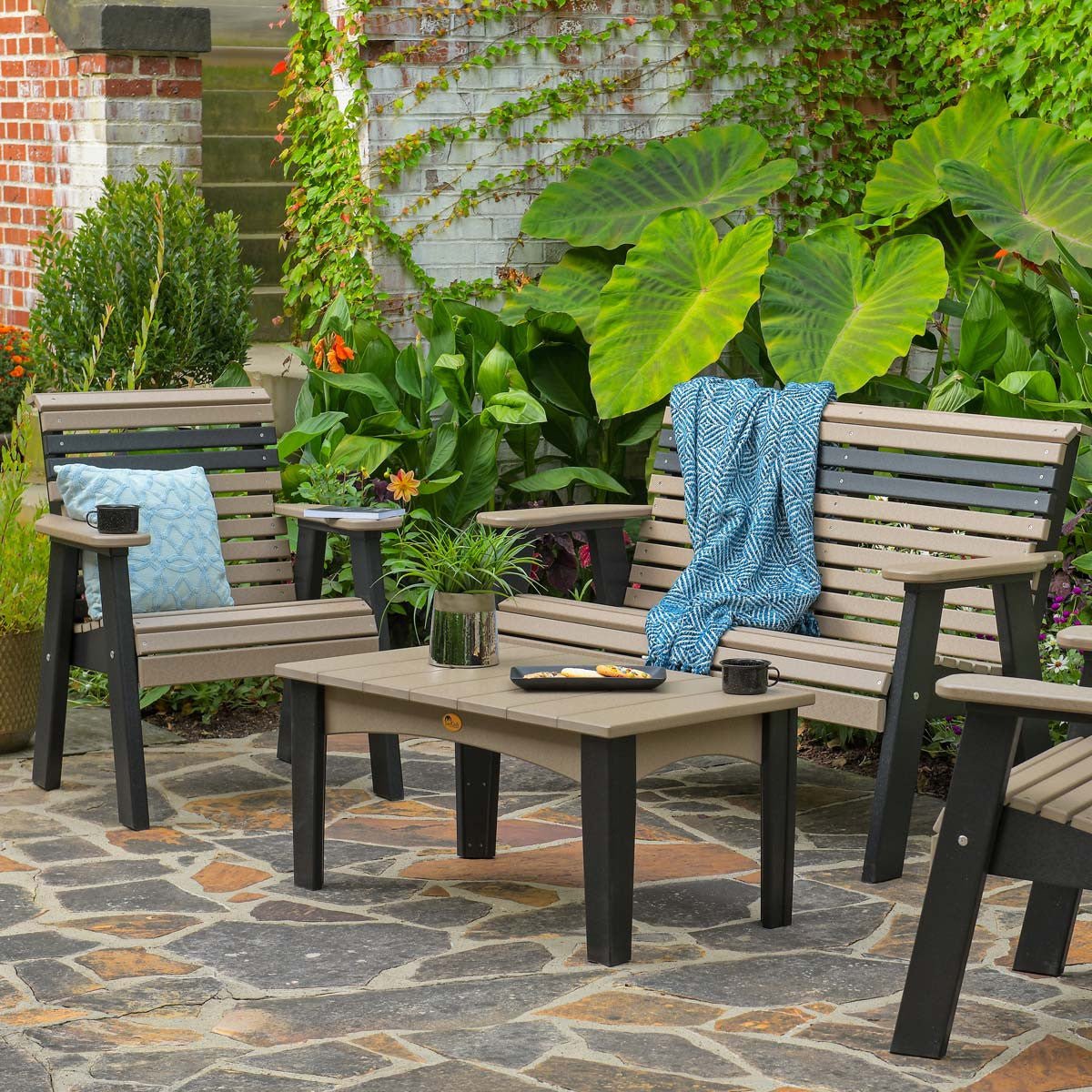 Original Patio & Garden Chair antique-mahogany