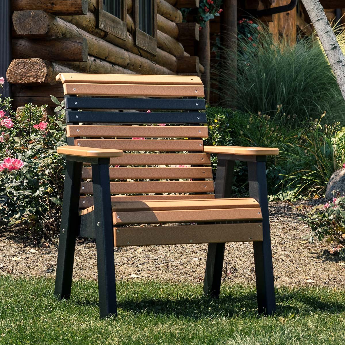 Original Patio & Garden Chair antique-mahogany