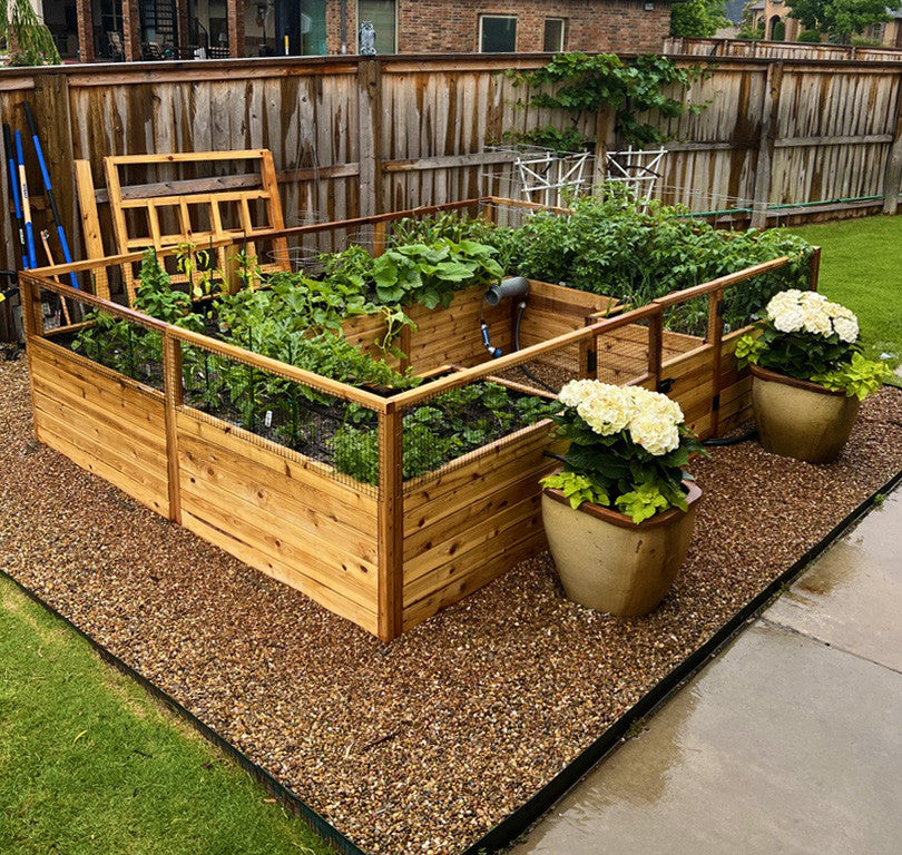 Cedar Complete Raised Garden Bed Kit - 12' x 8'