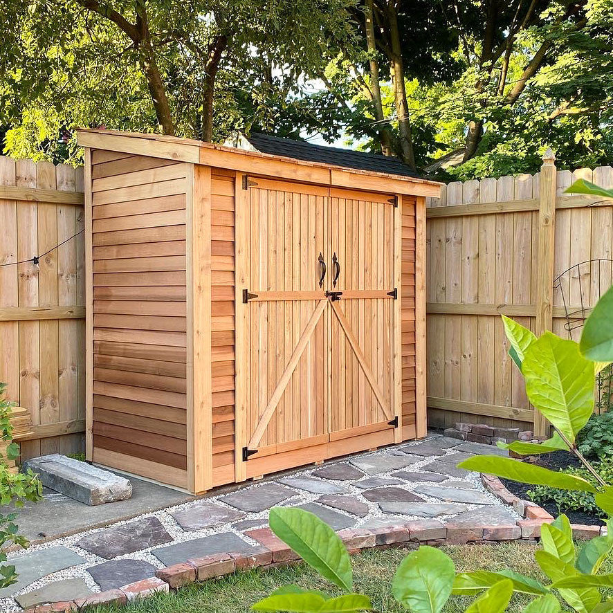 8' x 4' SpaceSaver Storage Shed - Double Doors