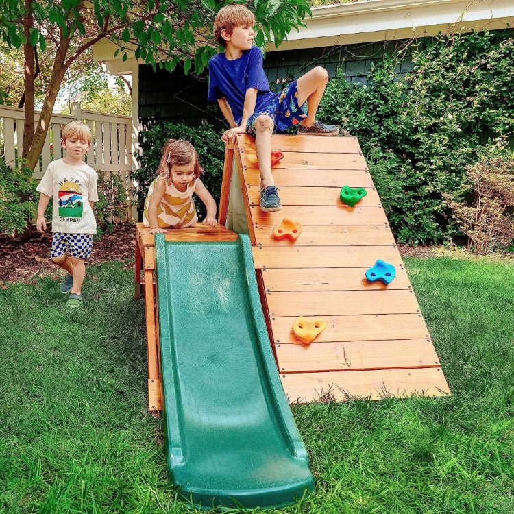 Palm 5-in-1 Indoor/Outdoor Playground Playset Green Slide option3