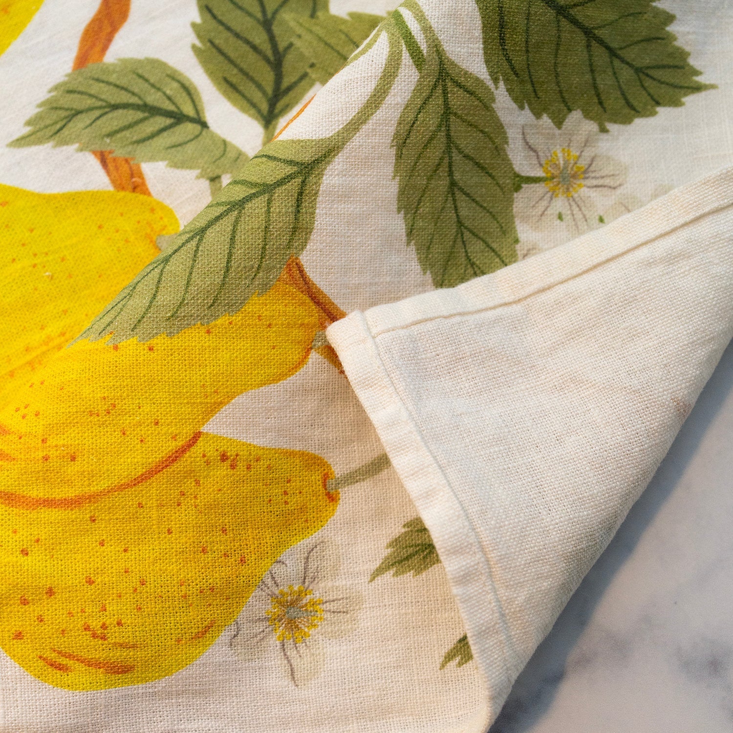 Pear Orchard Tea Towel - 100% Linen Dishcloth option3