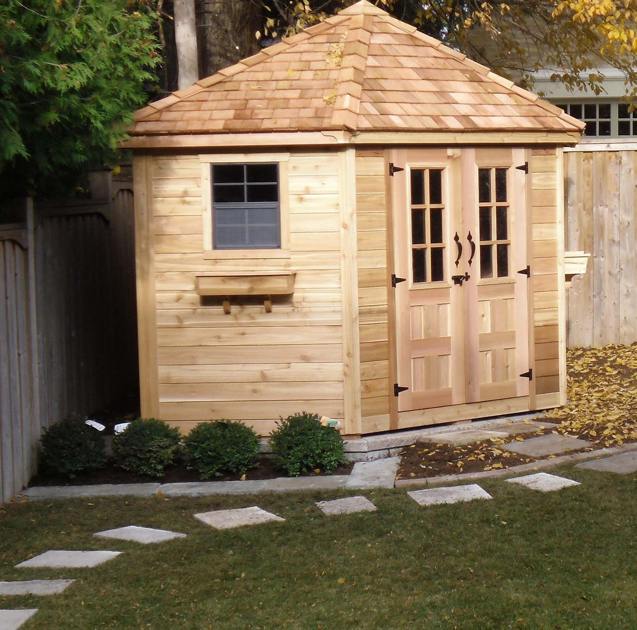 9' x 9' Western Red Cedar – Penthouse Shed